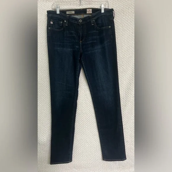 AG Adriano Goldschmied Womens Slim Straight Leg Jeans The Stevie 32R - Picture 1 of 16